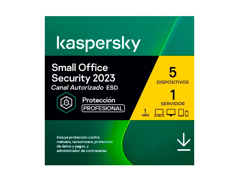ANTIVIRUS KASPERSKY SMALL OFFICE SECURITY 1S/ 5PC VIRTUAL