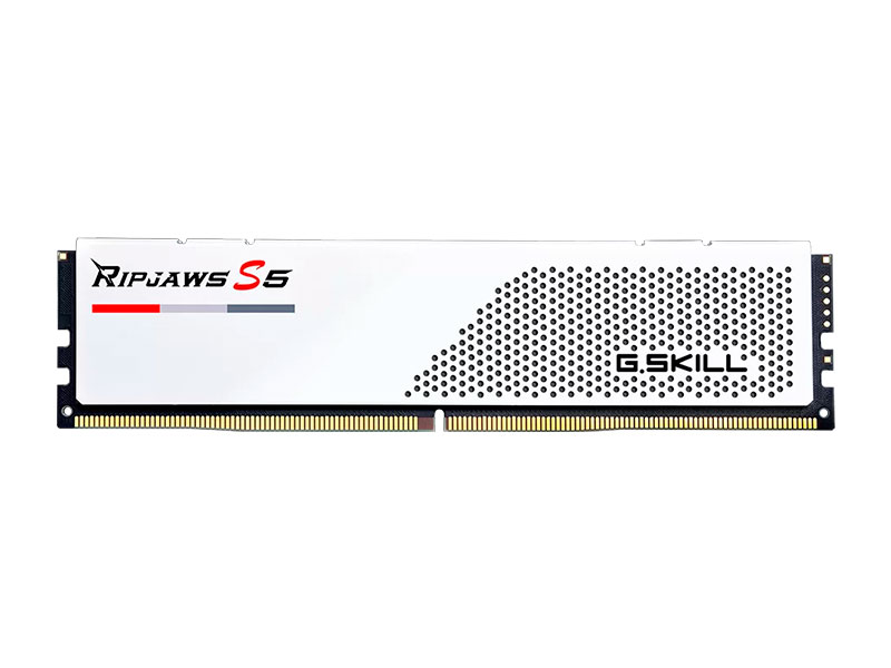 MEMORIA G.SKILL RIPJAWS S5 16GB  DDR5 6000MHZ  CL32 WHITE 