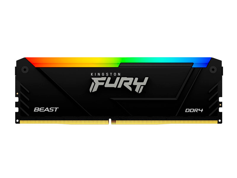 MEMORIA KINGSTON FURY BEAST RGB DDR4 32GB 3200MHZ KF432C16BB2A/32