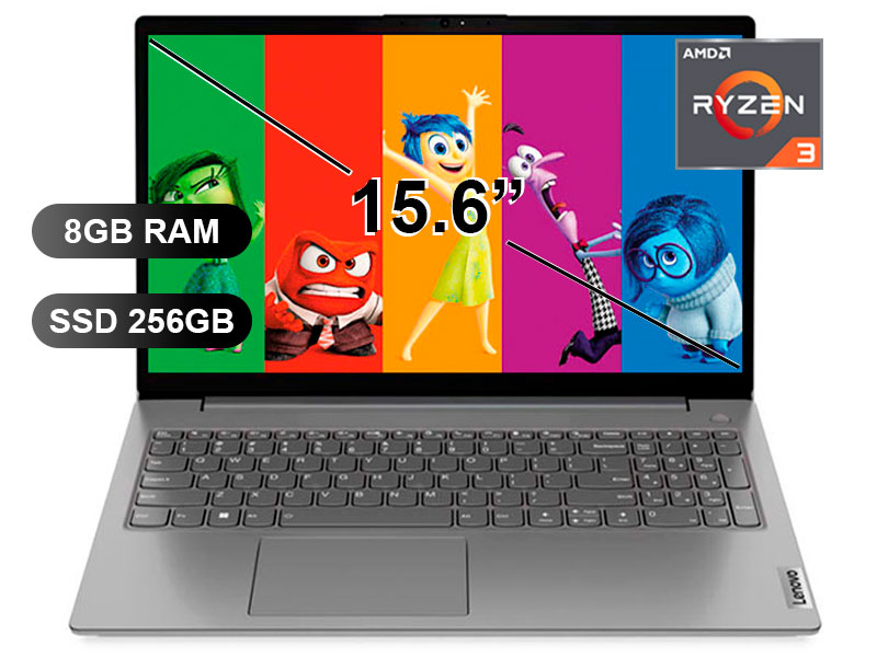 LAPTOP LENOVO V15 G4 AMN RYZEN3-7320U/ 8GB/ SSD256GB/ FREE/ 15.6/ 82YU00X4LM
