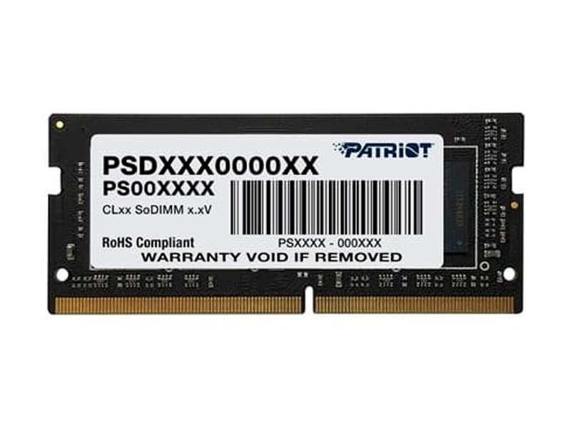 MEMORIA PATRIOT DDR4 8GB 3200MHZ SODIMM CL22 PSD48G320081S