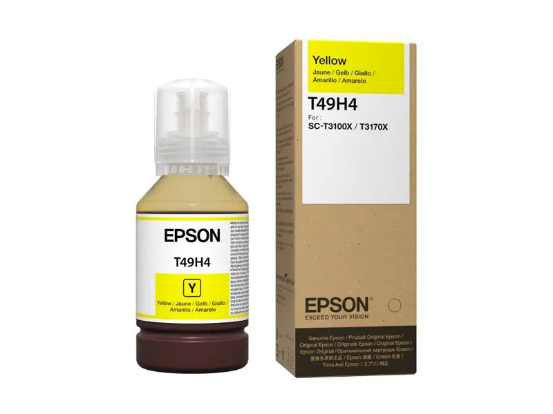 TINTA EPSON T49H4 YELLOW INK BOTTLE 140ML SC-T3100X/T3170X