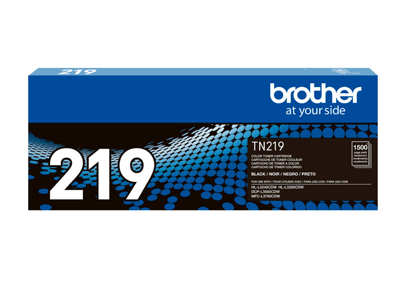 TONER BROTHER TN-219BK BLACK P/ L3560/L3760/ L3280 1500KPG