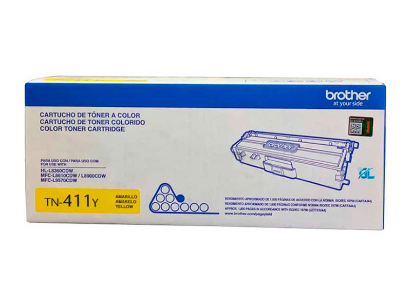 TONER BROTHER TN-411Y 1.8K PAG. P/MFCL8900CDW