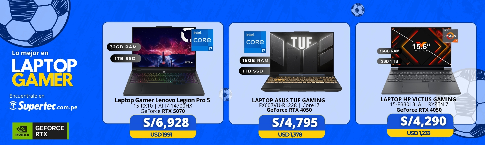 LO MEJOR EN LAPTOPS GAMER EN SUPERTEC
