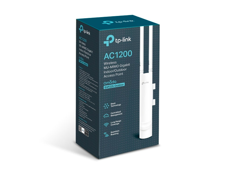 ACCESS POINT TP-LINK EAP225-OUTDOOR  OMADA AC1200 WIRELESS