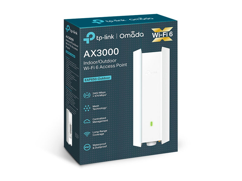 ACCESS POINT TP-LINK OMADA EAP650 AX3000 INDOOR/OUTDOOR  WIFI-6