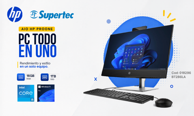 AIO HP PROONE 440 G9 CI5-14500U/ 16GB/ SSD1TB/ W11P/ 23.8/ BT2B6LA