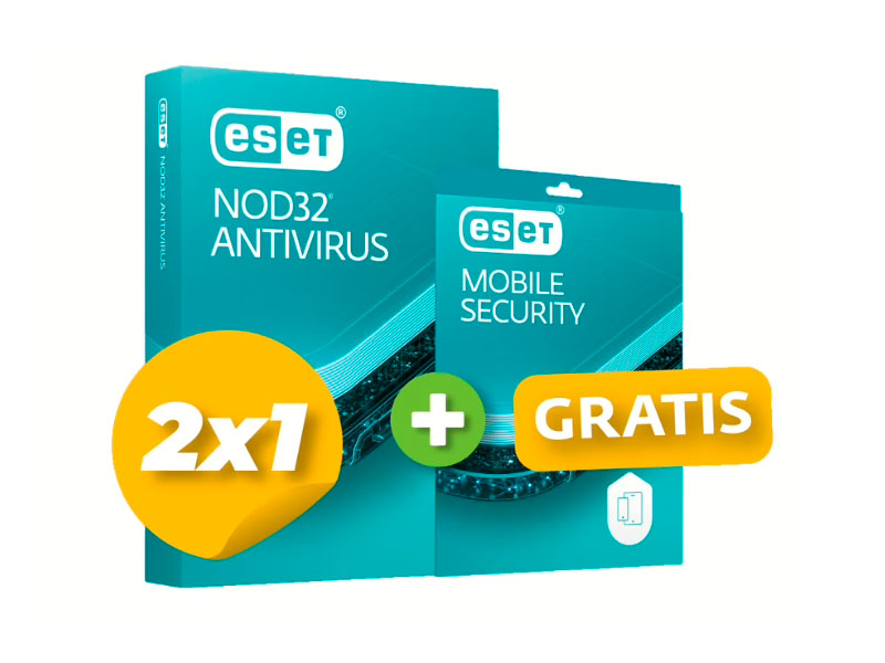 ANTIVIRUS ESET NOD 32 2 X1PC + MOBILE