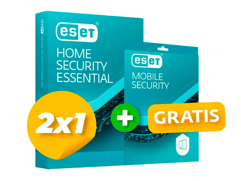 ANTIVIRUS ESET NOD 32 HOME SECURITY ESSENTIAL 2 X1 + MOBILE