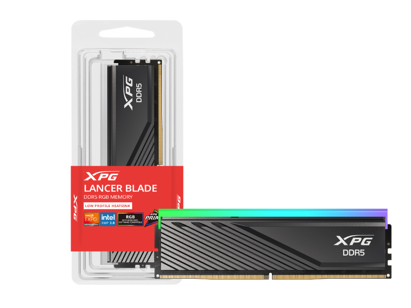 MEMORIA RAM XPG LANCER BLADE RGB 16GB DDR5 6000MT/S AX5U6000C4816G-SLABRBK