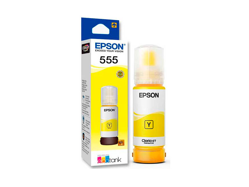 BOTELLA DE TINTA EPSON T555420 YELLOW  P/L8160/L8180