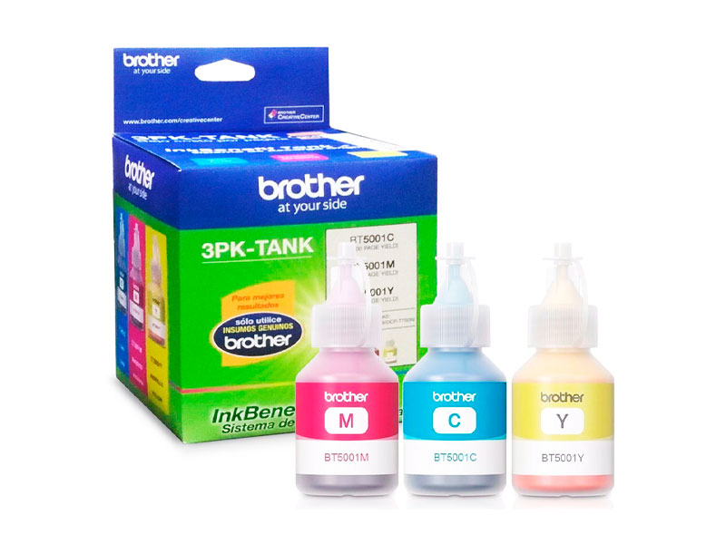 BOTELLAS DE TINTA BROTHER TRI-PACK 3PK COLOR