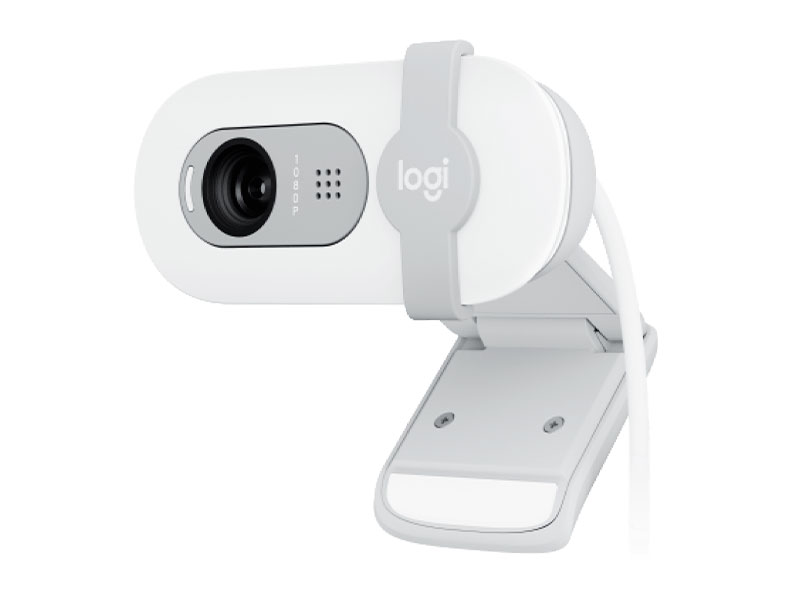 CAMARA LOGITECH BRIO 100 FHD 1080P USB-A WHITE 960-001615