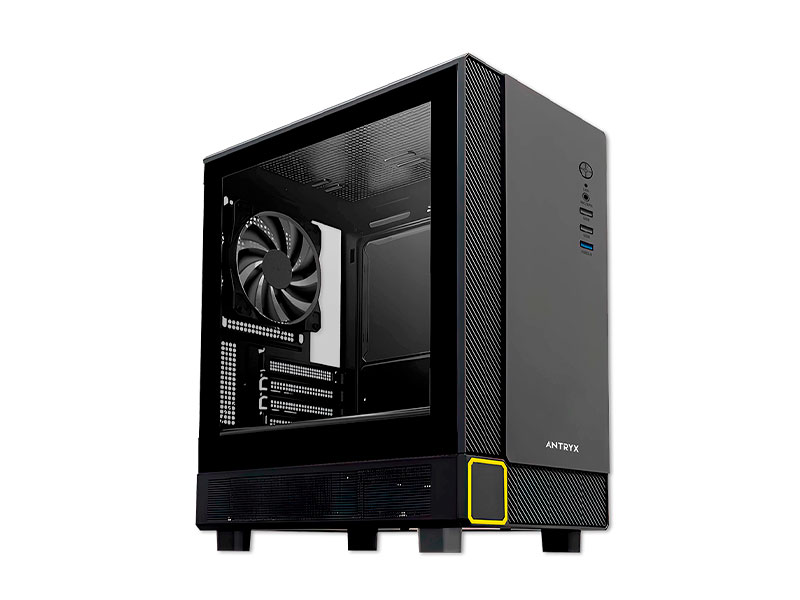 CASE ANTRYX XTREME MICRO XM-420 B500W VIDRIO TEMPLADO (AC-XM420-500CP)