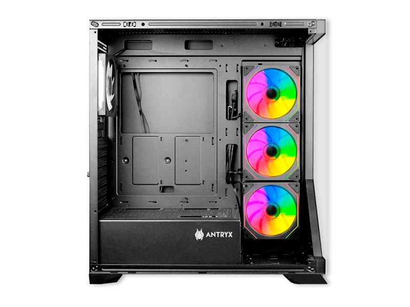 CASE ANTRYX FX650 ARGB FAN X4 VIDRIO TEMPLADO AC-FX650K S/FUENTE