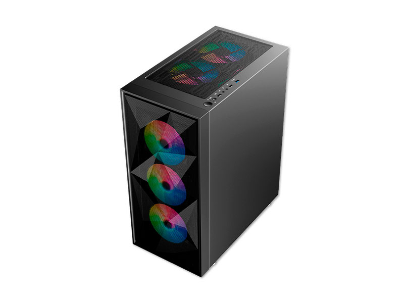 CASE ANTRYX RX-250 USB 3.0 RGB FAN X4 VIDRIO TEMPLADO AC-RX250KFR S/FUENTE