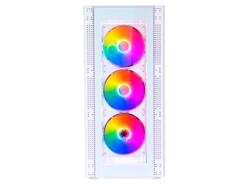 CASE ANTRYX RX-260 WHITE USB 3.0 RGB FAN X4 VIDRIO AC-RX260WFR S/FUENTE