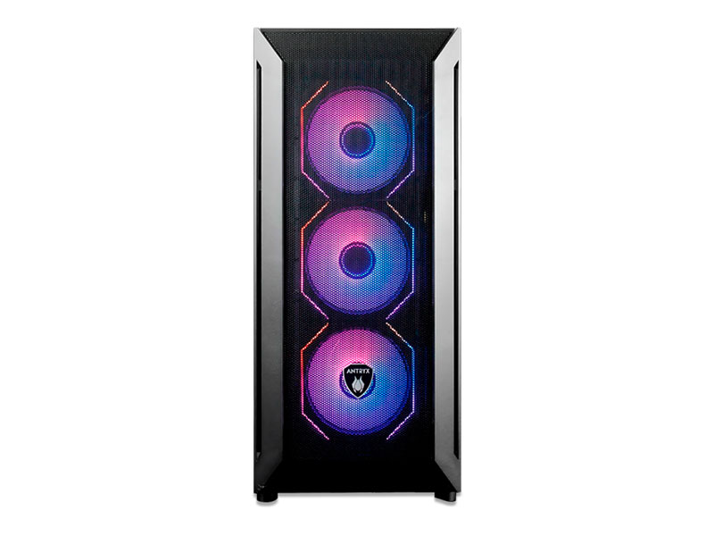 CASE ANTRYX RX 550 ARGB FAN X3 VIDRIO TEMPLADO AC-RX550K  S/FUENTE