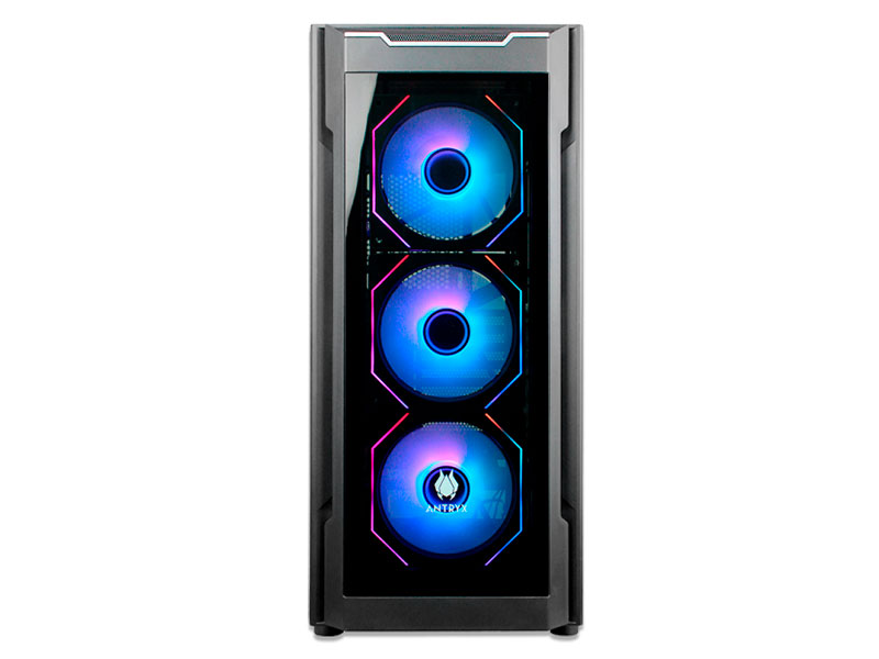 CASE ANTRYX RX 560 BLACK ARGB FAN X3 VIDRIO TEMPLADO AC-RX560K