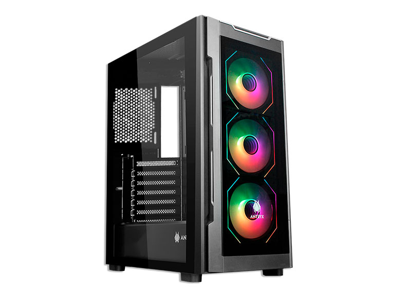 CASE ANTRYX RX 560 BLACK ARGB FAN X3 VIDRIO TEMPLADO AC-RX560K