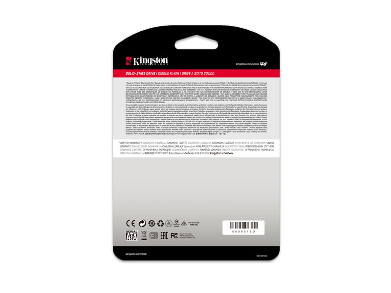 UNIDAD EN ESTADO SOLIDO KINGSTON 480GB A400 2.5 SATA 3 (SSD)