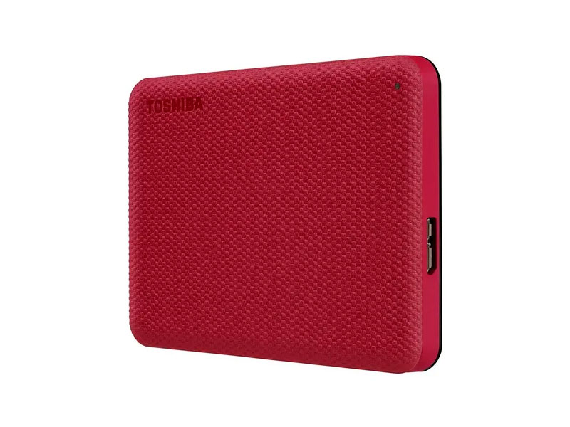 DISCO DURO TOSHIBA 2TB EXTERNO CANVIO ADVANCE RED/ BLACK HDTCA20XK3AA