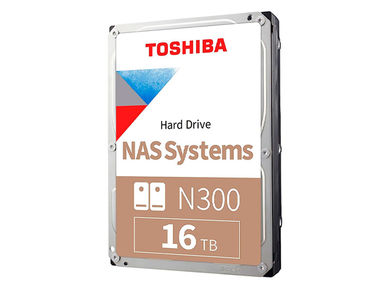 DISCO DURO TOSHIBA N300 NAS 16TB SATA 700RPM 6.0Gb/s HDWG51GXZSTA