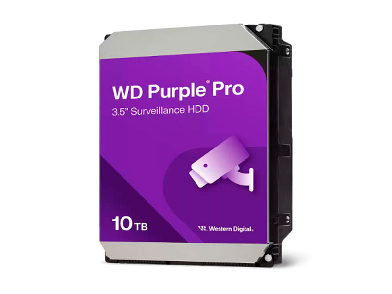 DISCO DURO WESTER DIGITAL 10TB SATA PURPLE PRO 7200RPM STA 6GB/S WD102PURP