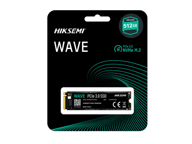 UNIDAD EN ESTADO SOLIDO SSD HIKSEMI WAVE 512GB M.2 PCI-E 3500MB/S 1800MB/S