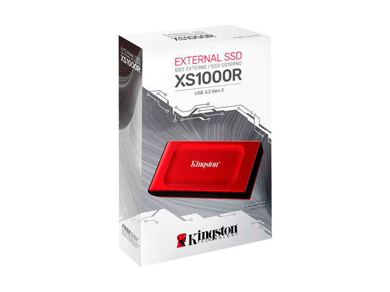 DISCO SOLIDO KINGSTON SSD 1TB EXTERNO RED USB-TIPO-C /USB 3.2 SXS1000R/1000GB