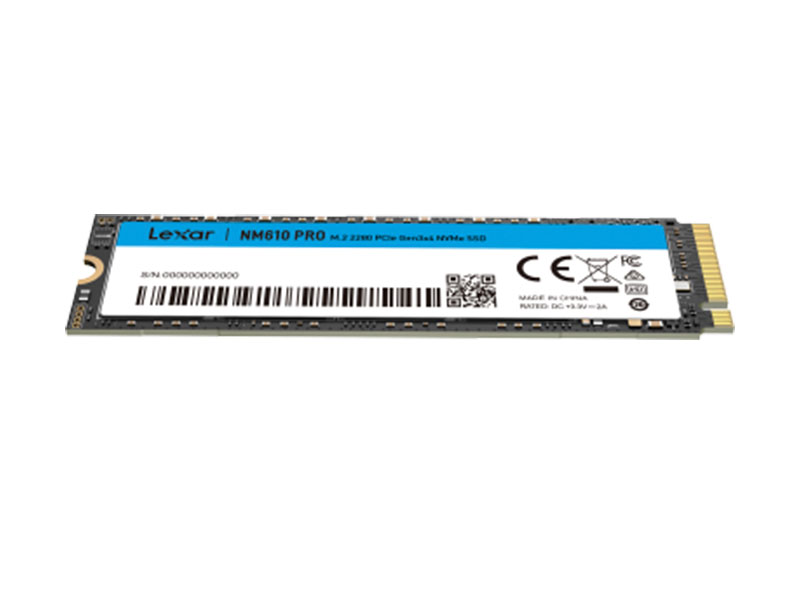 UNIDAD EN ESTADO SOLIDO LEXAR NM610 PRO 1TB M.2 2280 PCIe R 330MB/S W 2600MB/S