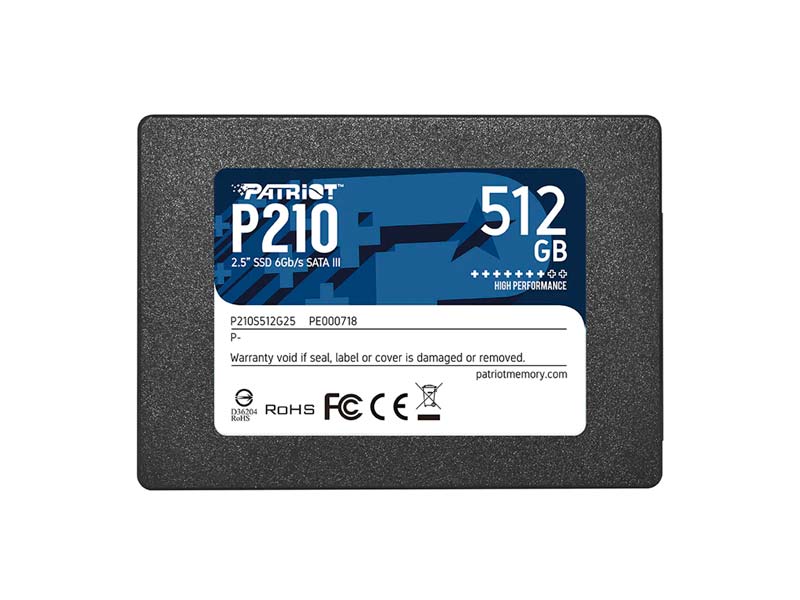UNIDAD EN ESTADO SOLIDO PATRIOT P210 512GB 2.5 P210S512G25