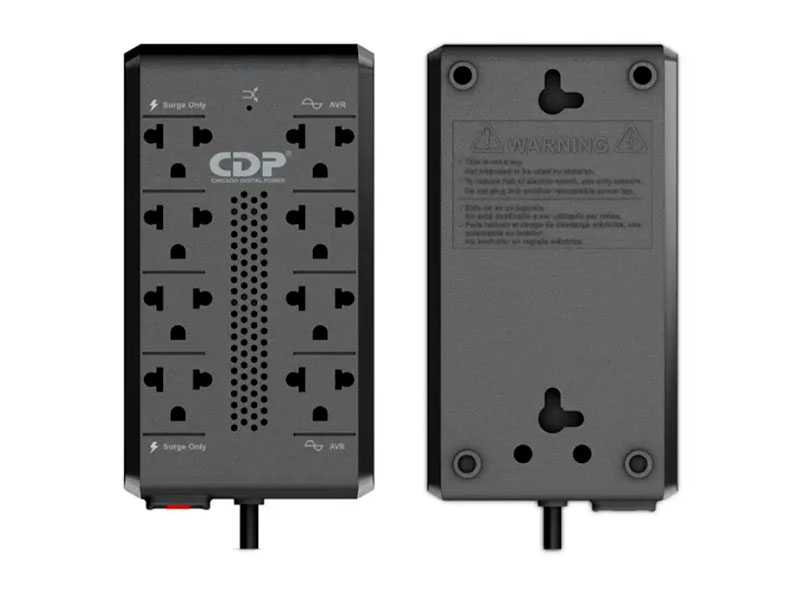 ESTABILIZADOR CDP R-AVR-1008I 1000VA/ 500W 8 SALIDAS