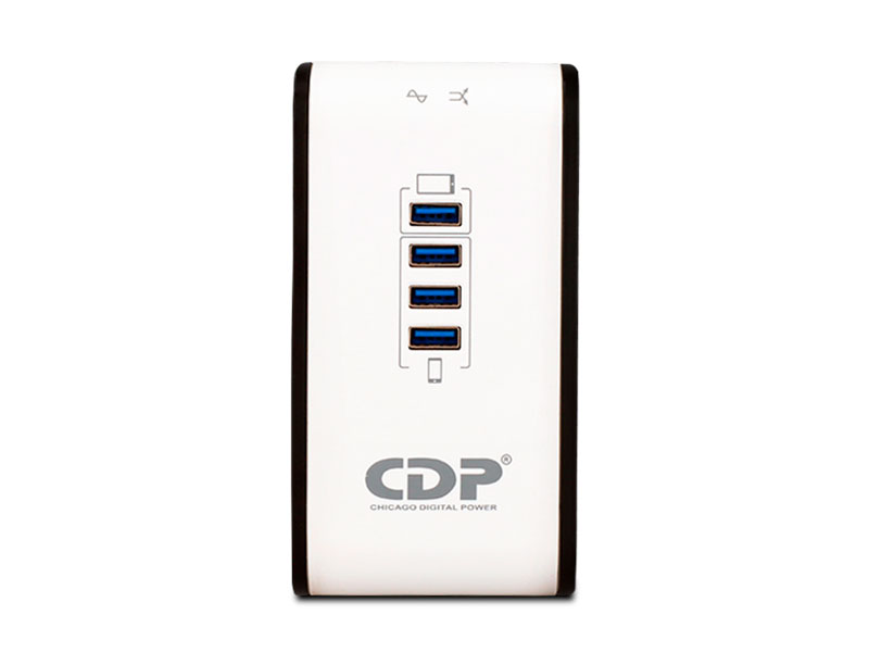 ESTABILIZADOR CDP R2CU-AVR1008I 1000VA/500W 8 SALIDAS 4 PUERTOS