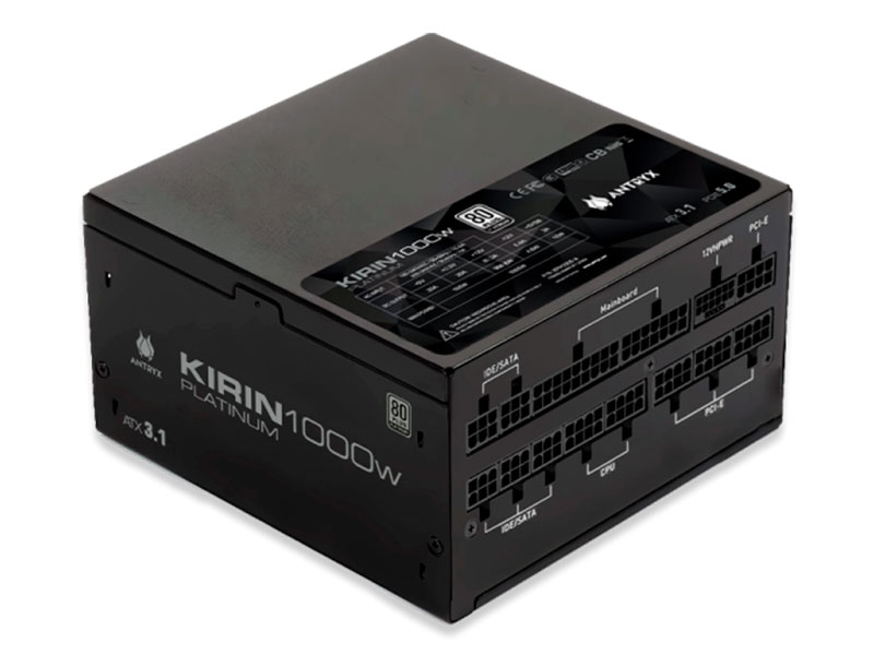 FUENTE ANTRYX 1000W KIRIN PLATINUM 80 PLUS XPH1000-A