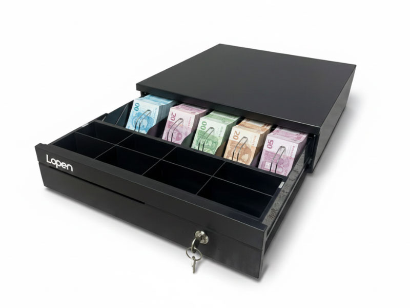 GAVETA DE DINERO  LOPEN LN-410 5 BILL/ 8 COIN 12V or 24V