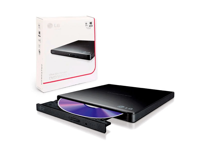 GRABADOR LG DVD-EXTERNO 8X USB GP65NB60 SLIM