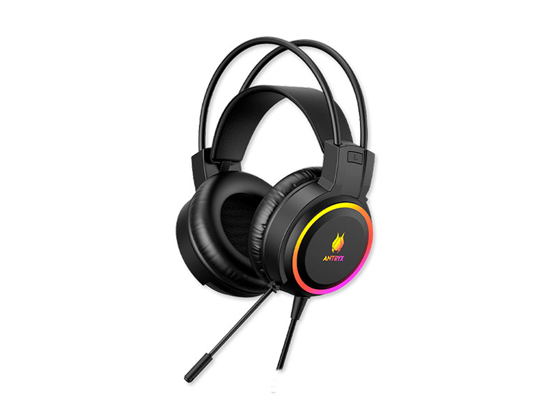 KIT GAMING TECLADO Y MOUSE + AUDIFONO ANTRYX  GC-3100 X3 BLACK AGC-3100X3KBL-SP