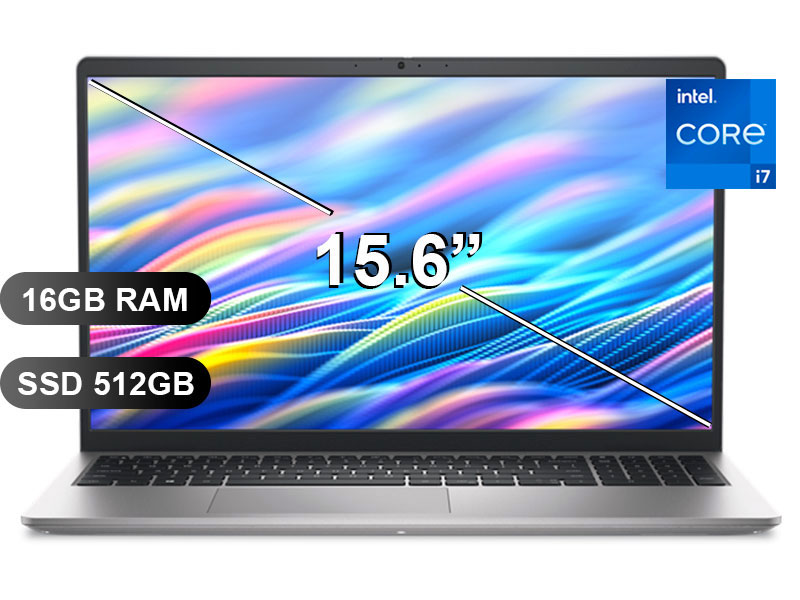 LAPTOP DELL 15 DC15250 I7-1355U/ 16GB/ SSD512GB/ 15.6/ SIN WINDOWS/ 3XHYO