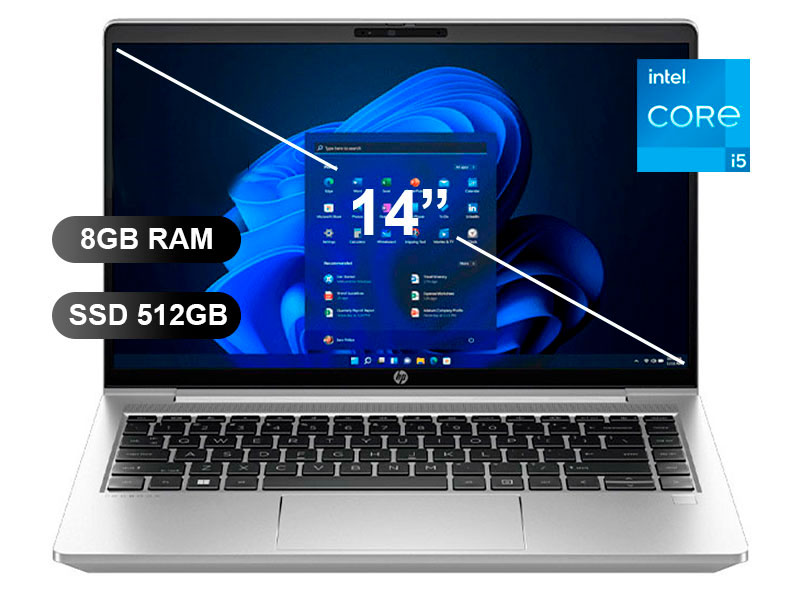 LAPTOP HP PROBOOK 440 G10 I5-1334U/ 8GB/ SSD512GB/ FREE/ 14/ 9S622LS