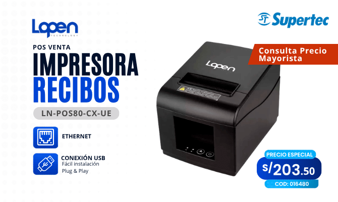Impresora de recibos impresora punto de venta pos Lopen