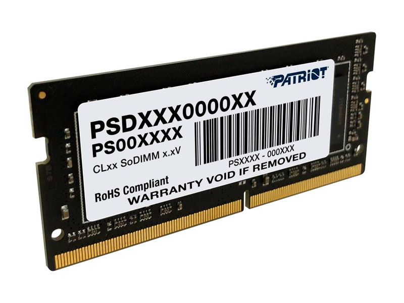 MEMORIA PATRIOT SIGNATURE 16GB DDR4 3200MHZ  SODIMM PSD416G320081S
