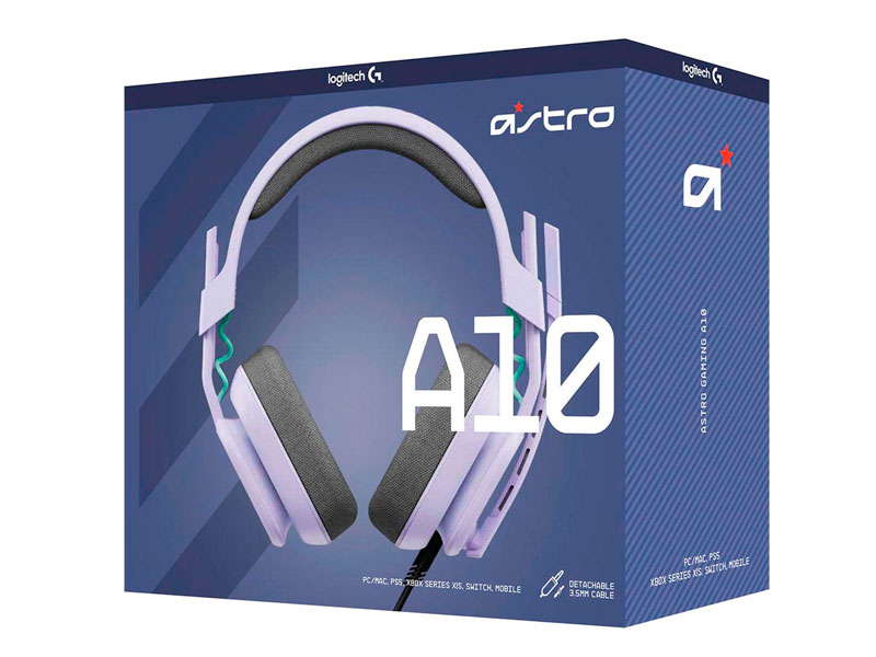 MICROFONO Y AUDIFONO LOGITECH A10 G2 ASTRO USB 939-002077 PURPLE