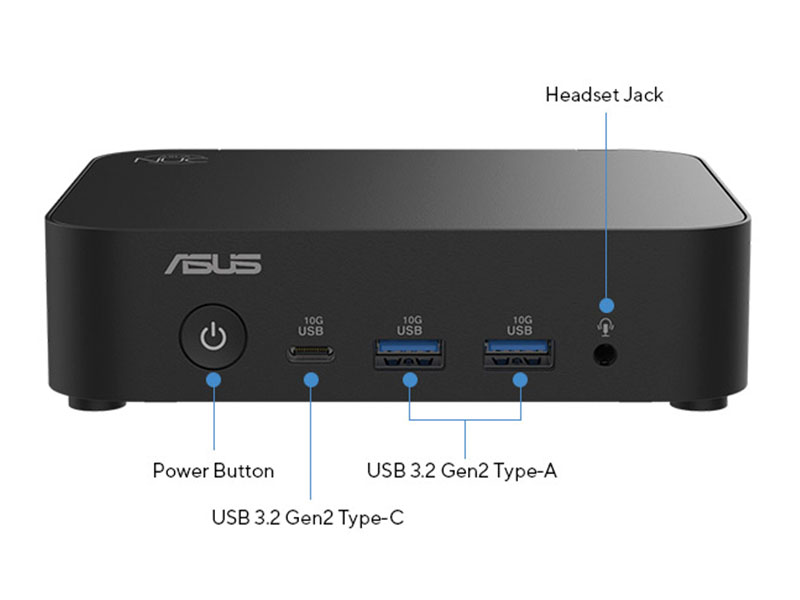 MINI PC ASUS NUC 14 ESSENTIAL CI3-N355  DDR5/ BT/ HDMI/ DP/ 90AR00M2-M001T0