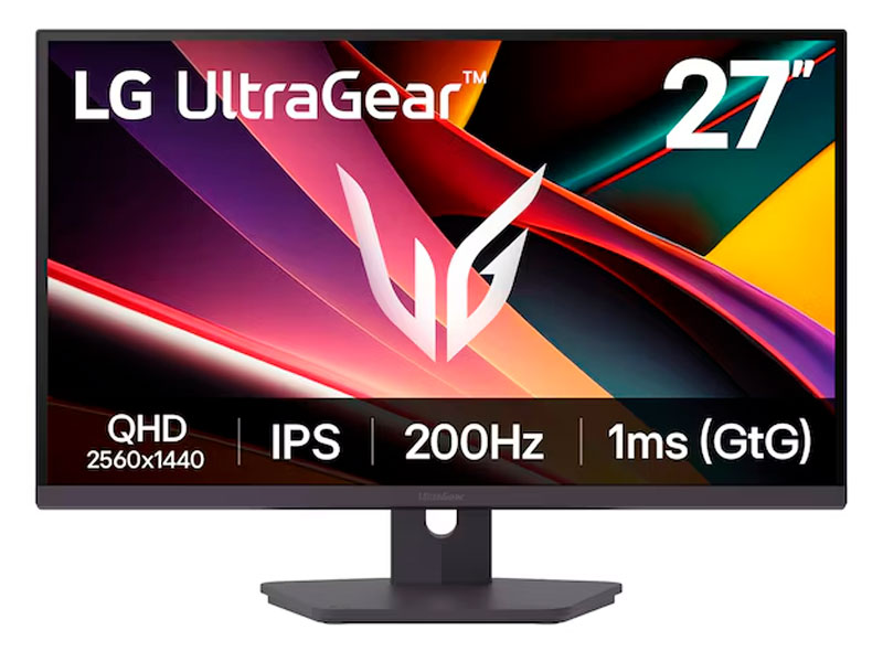 MONITOR LG GAMING 27G610A-B UltraGear G6/ QHD/ 200HZ/ 1MS/ HDMI/ DP/ 27