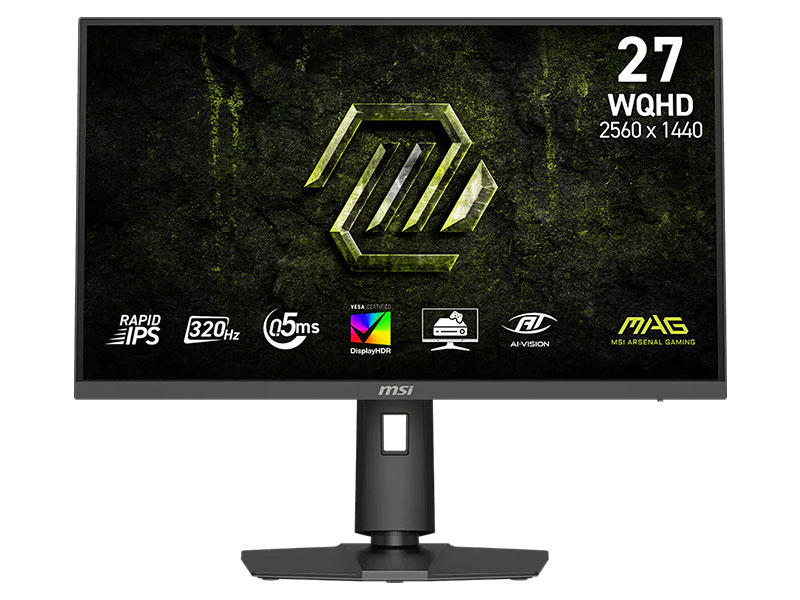 MONITOR MSI GAMING MAG 274QPF/ 2K/ X32/ IPS/ 320HZ/ 0.5MS/ 27