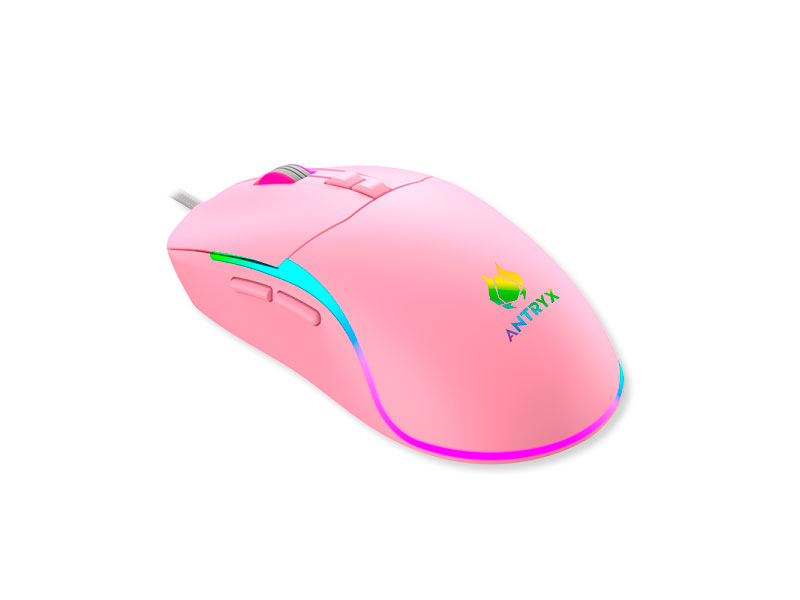 MOUSE ANTRYX GAMING RGM-M760PK USB PINK