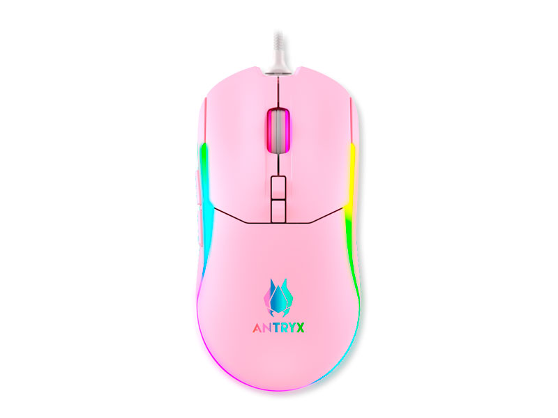 MOUSE ANTRYX GAMING RGM-M760PK USB PINK