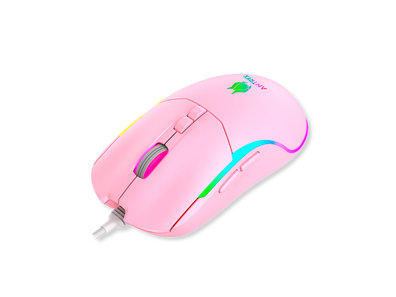 MOUSE ANTRYX GAMING RGM-M760PK USB PINK